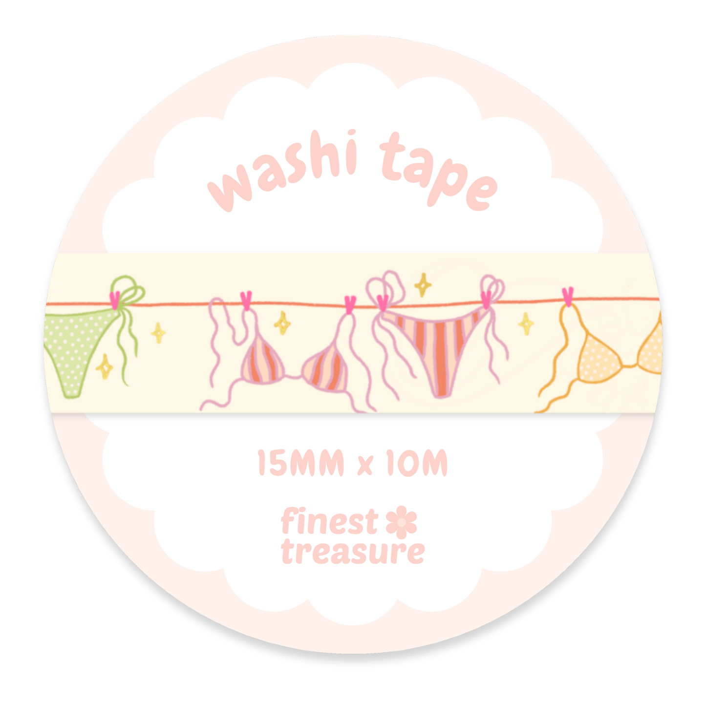 Cinta Washi para amantes del té