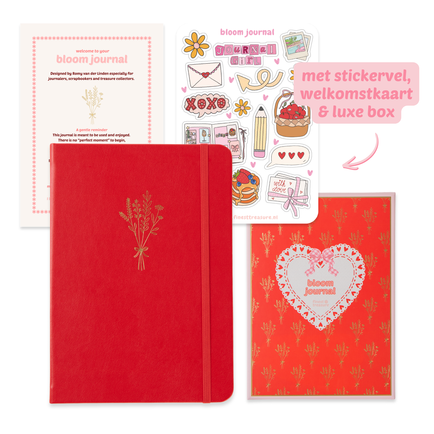 Diario Bloom Rojo