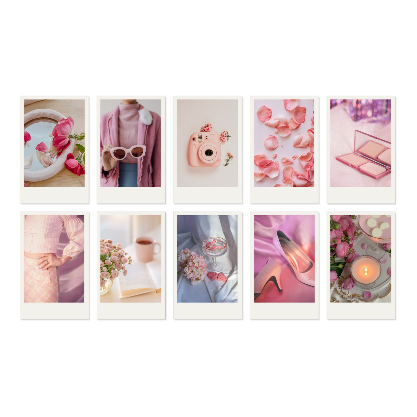 Soft Pink Polaroids