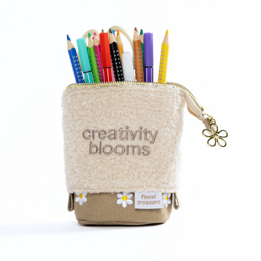 Pop-Up Etui Creativity Blooms - Beige