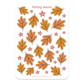 Sticker sheet Sea Shells