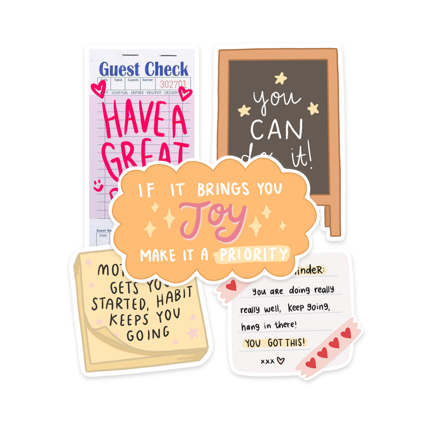 Happy Notes Sticker Bundel