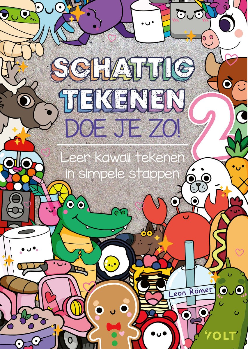 Voorzijde van het boek Schattig tekenen doe je zo! Deel 2