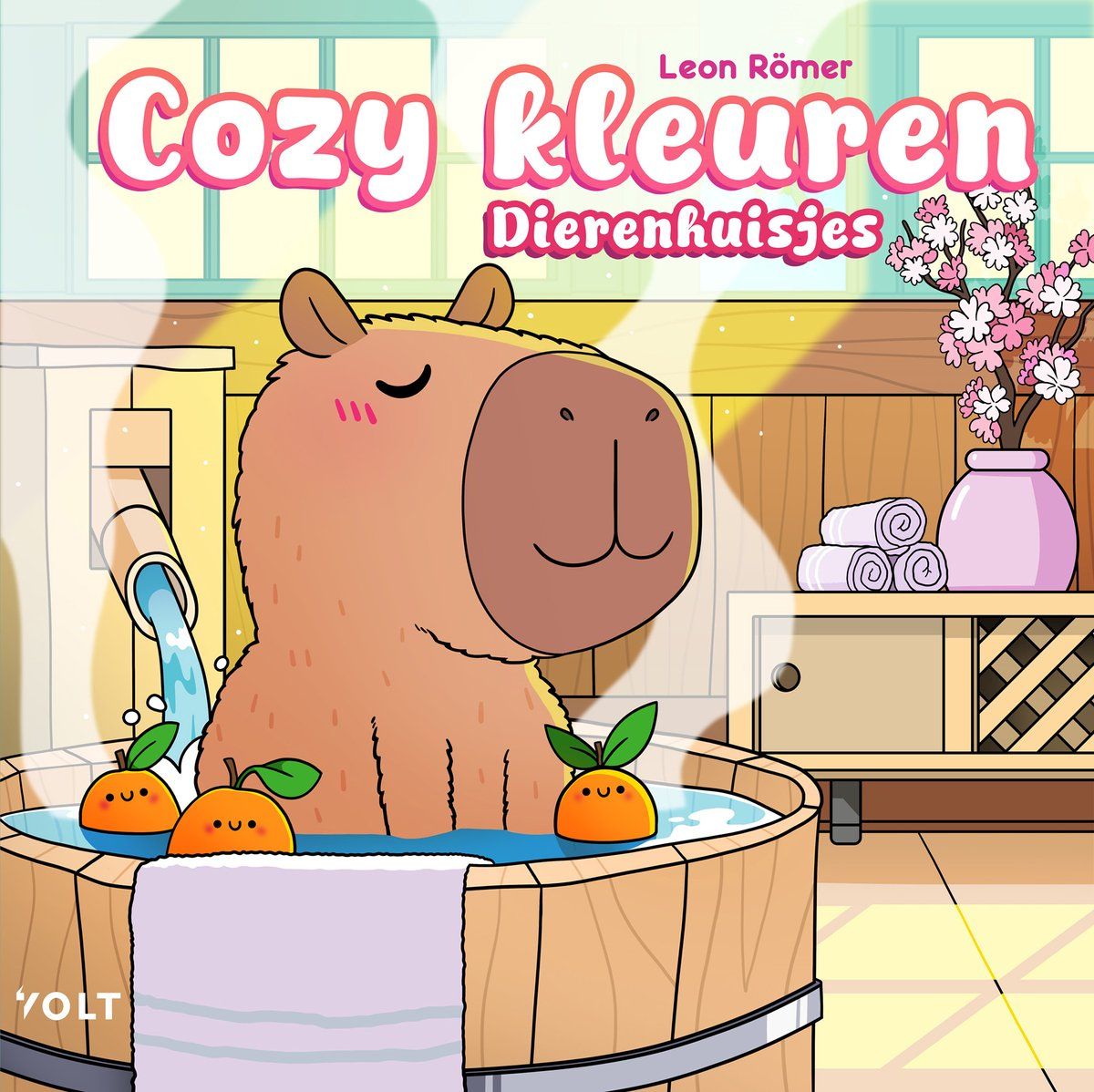 Voorzijde van het boek Cozy kleuren: Dierenhuisjes