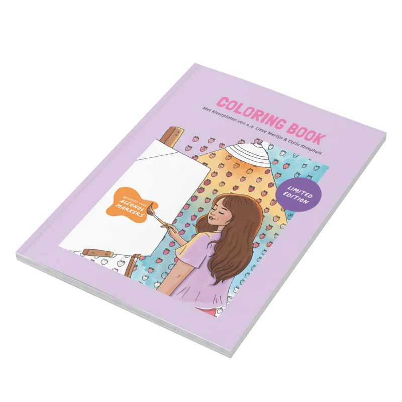 Be Creative Shop Coloring Book – schuine weergave