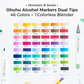 Ohuhu Honolulu B 48 kleuren - kleurswatches