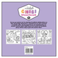 Achterkant CreaChick Chibi Kleurboek 1