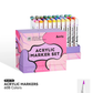 Arrtx Acrylic Marker brush tip detail - No need press, open to use