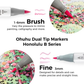 Ohuhu Honolulu B – Brush & Fine punt detail