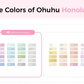 Ohuhu Honolulu B Series – 363 beschikbare kleuren overzicht