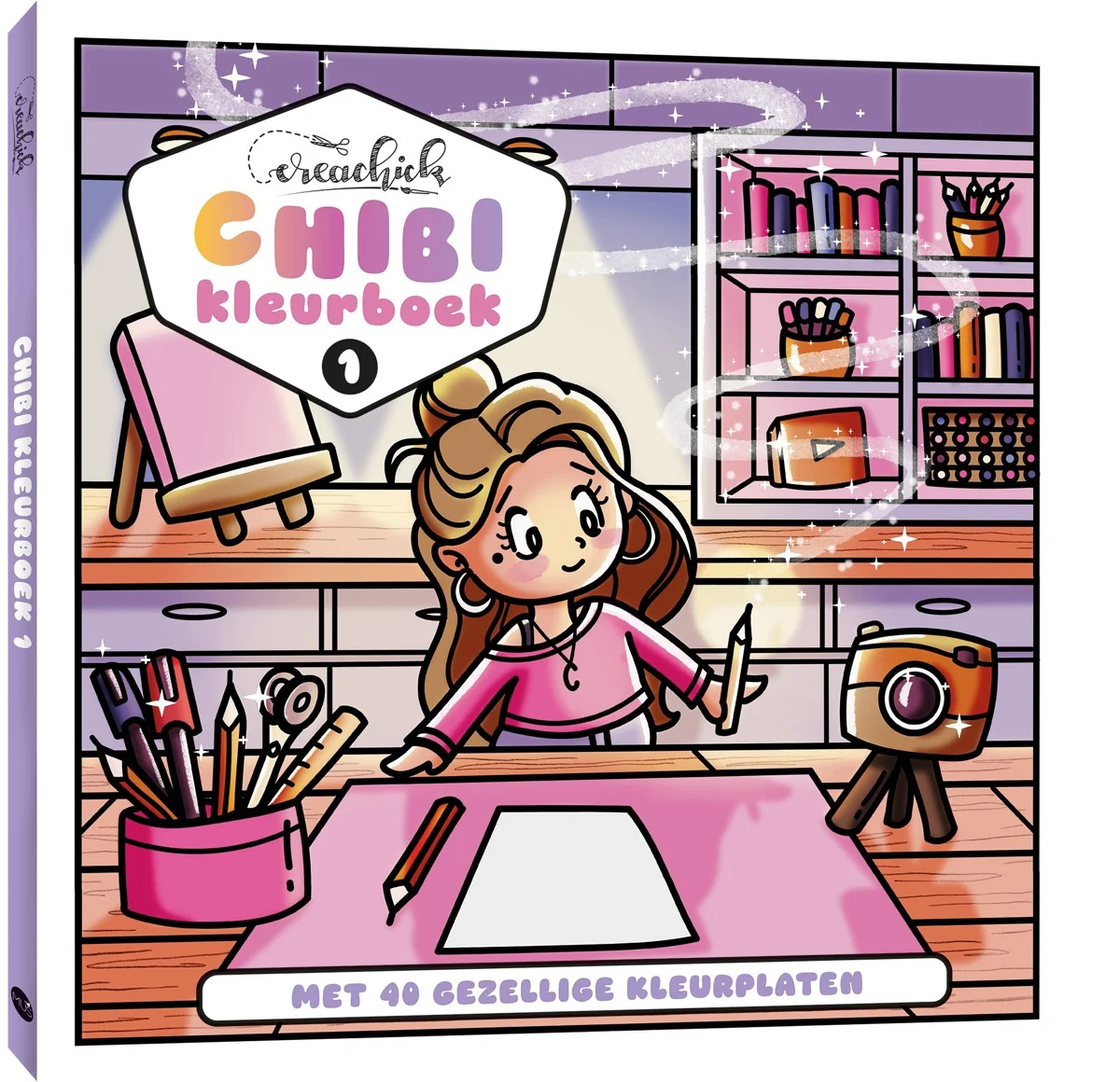 Voorkant CreaChick Chibi Kleurboek 1