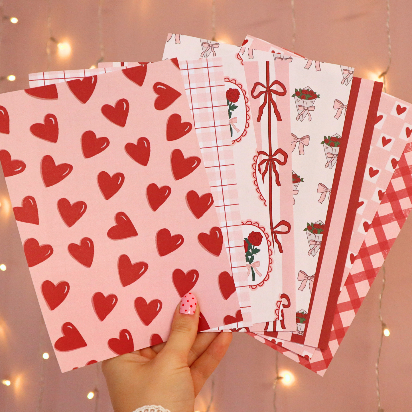 Papier Bundel Blush & Roses