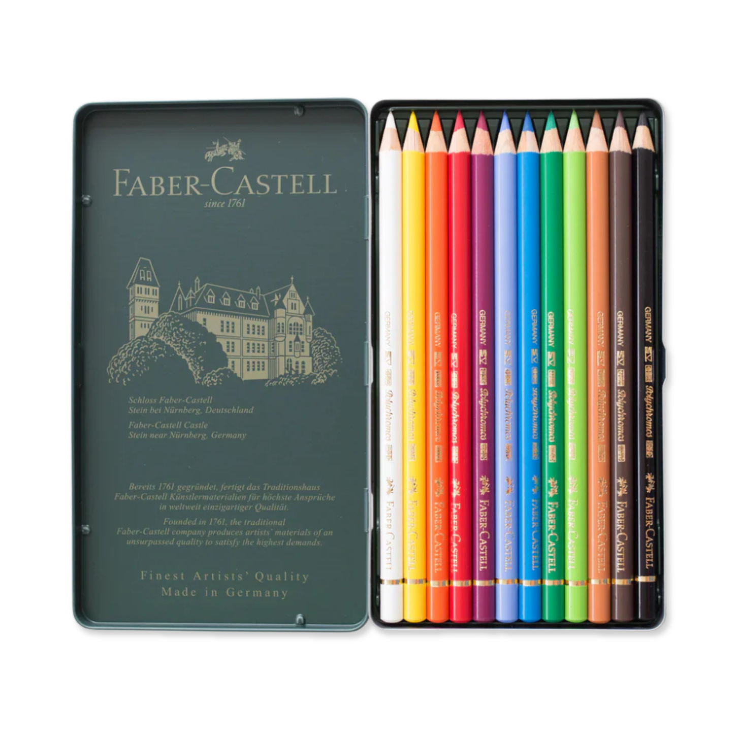 Faber-Castell Kleurpotloden Polychromos - set van 12