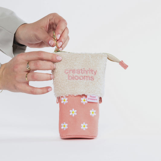 Pop-Up Etui Creativity Blooms - Roze