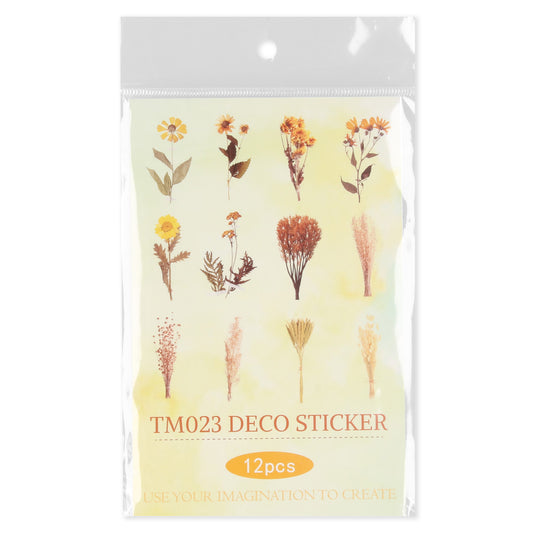 Stickers Gele Bloemen