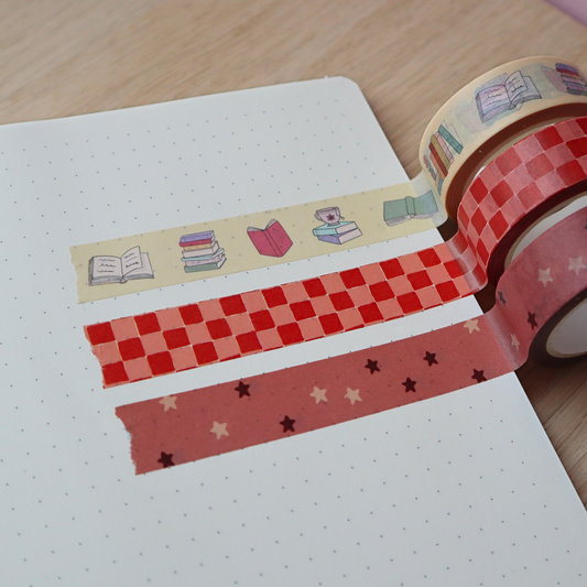 Washi Tape Bundel (3 stuks) 10% korting